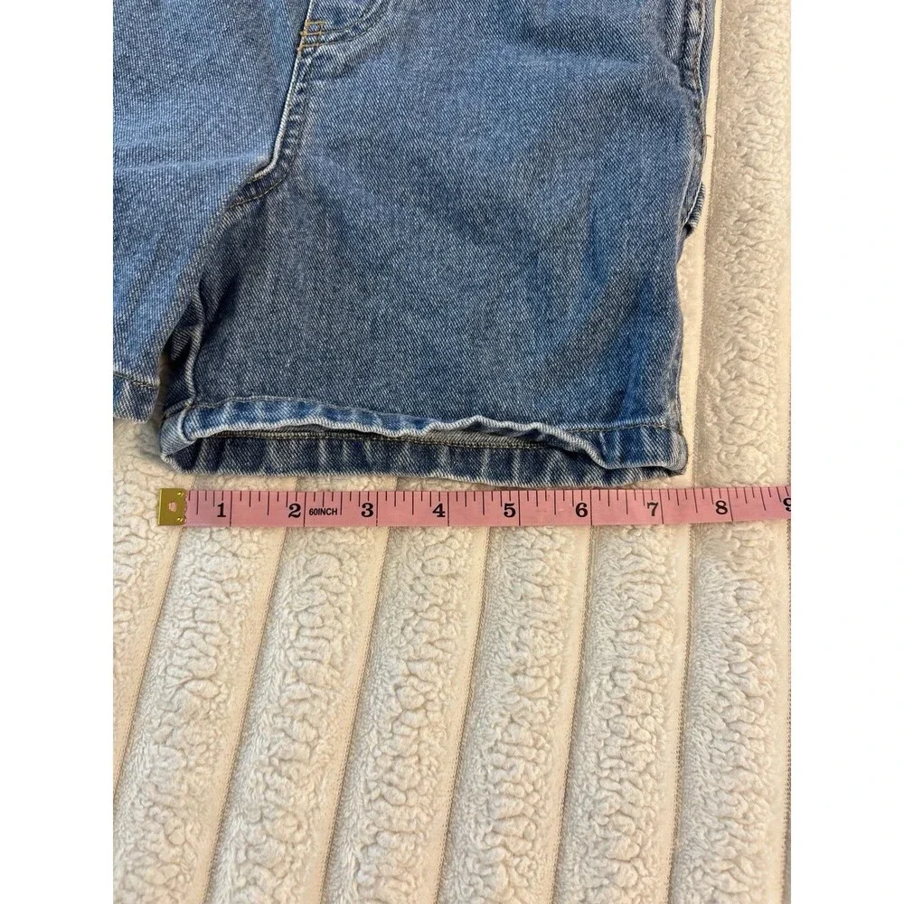 Vintage Old Navy Baby Denim Overalls Shortalls 4T Blue Jeans family Photo Retro